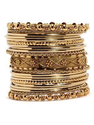 JDX Traditional Wedding Gold-Plated Bangles Bracelets Set For Women (Mehandi ) 2 6
JDX Traditional Wedding Gold-Plated Bangles Bracelets Set For Women (Mehandi ) 2 6