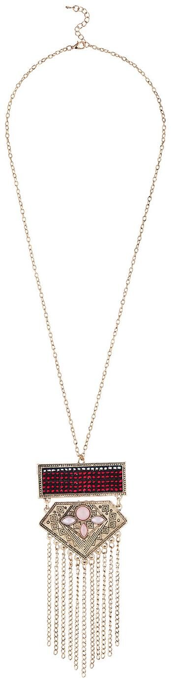 JewelMaze Gold Plated Red Thread Contemporary Chain Necklace Gold-plated Plated Alloy Necklace
JewelMaze Gold Plated Red Thread Contemporary Chain Necklace Gold-plated Plated Alloy Necklace