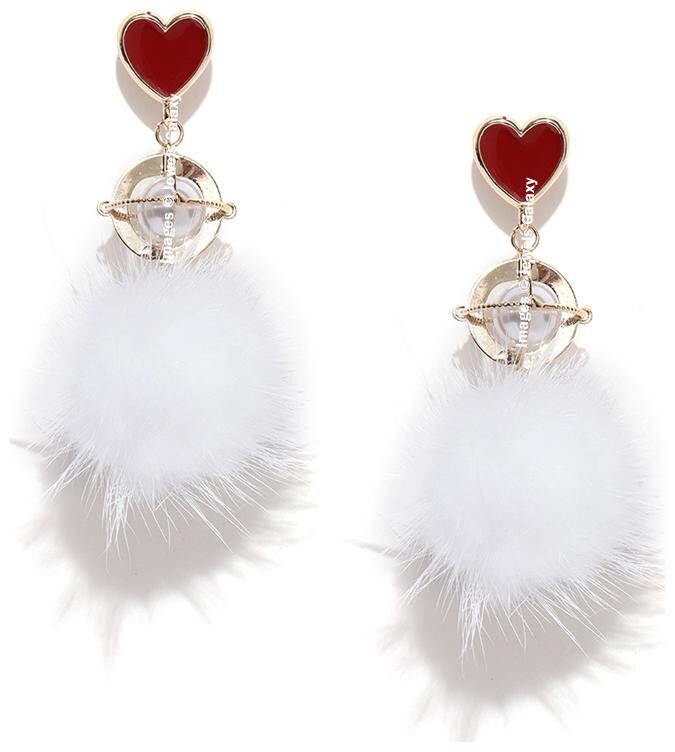 Jewels Galaxy Elegant Love Heart Edition Pom-Pom Design Amazing White Drop-Earrings For Women Girls
Jewels Galaxy Elegant Love Heart Edition Pom-Pom Design Amazing White Drop-Earrings For Women Girls