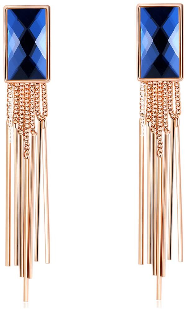 Jewels Galaxy Exclusive Luxuria Splendid Crystal Gold Plated Tantalizing Blue Chain Drop Earrings For Women Girls
Jewels Galaxy Exclusive Luxuria Splendid Crystal Gold Plated Tantalizing Blue Chain Drop Earrings For Women Girls