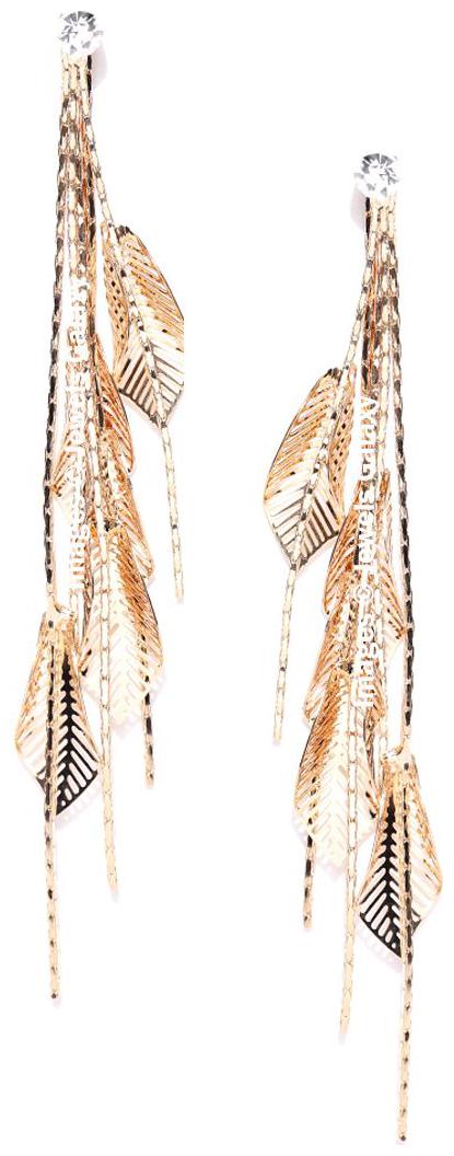 Jewels Galaxy Luxuria Edition AAA AD Leafy Design Sensational Gold Plated Dangle Earrings For Women Girls
Jewels Galaxy Luxuria Edition AAA AD Leafy Design Sensational Gold Plated Dangle Earrings For Women Girls