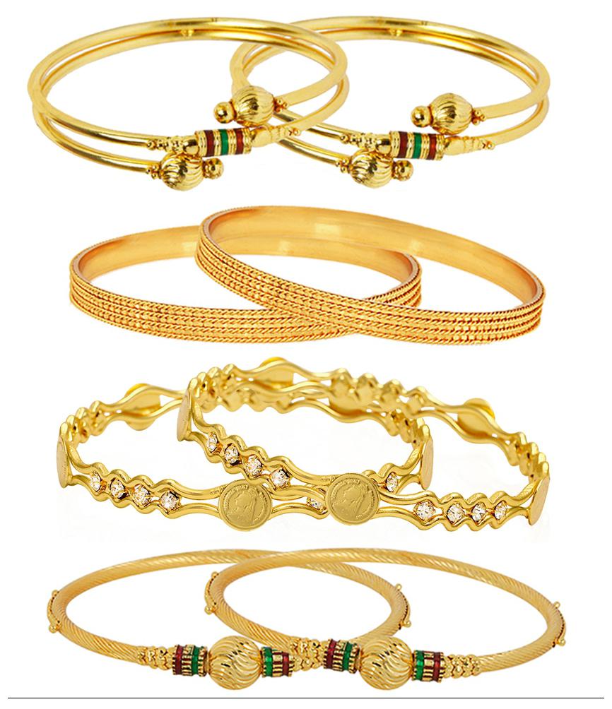 Jewels Galaxy Combo Of Designer Victoria Bangles and Trendy Gold Plated Bangles - Pack Of 8
Jewels Galaxy Combo Of Designer Victoria Bangles and Trendy Gold Plated Bangles - Pack Of 8