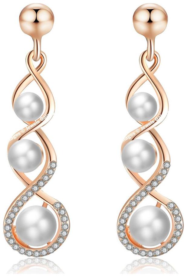 Jewels Galaxy Limited Edition American Diamond Pompous Design 18K Rosegold Plated Drop Earrings For Women Girls
Jewels Galaxy Limited Edition American Diamond Pompous Design 18K Rosegold Plated Drop Earrings For Women Girls