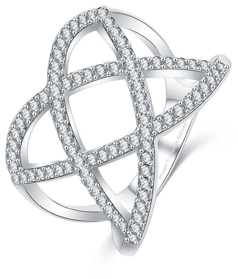 Jewels Galaxy Luxuria Trendy Platinum Plated AAA Zircon Women Jewellery Rings
Jewels Galaxy Luxuria Trendy Platinum Plated AAA Zircon Women Jewellery Rings