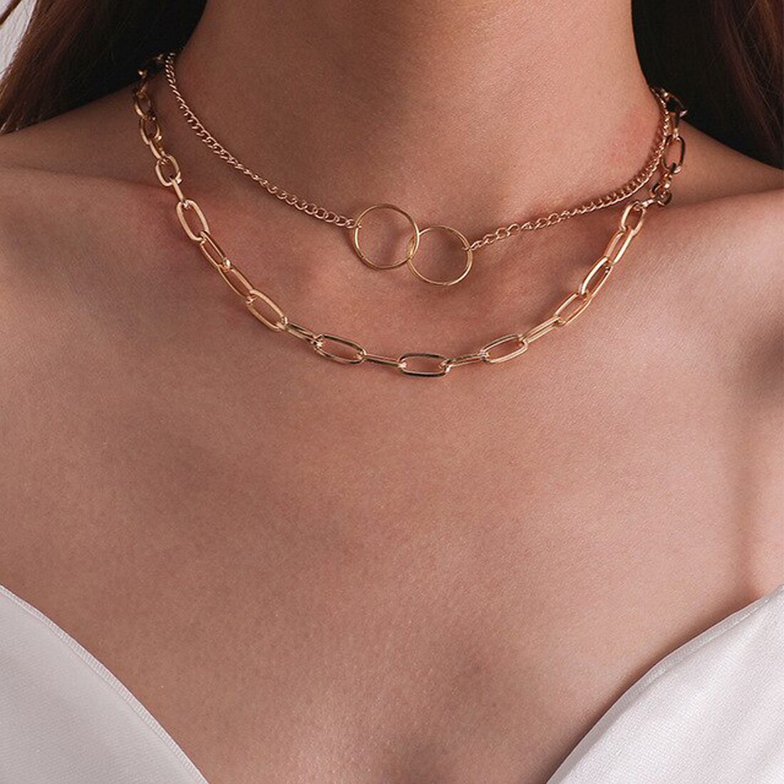 Jewels Galaxy Mesmerizing Cross Ring Lon Chain Gold Plated Statement Necklace For Women Girls
Jewels Galaxy Mesmerizing Cross Ring Lon Chain Gold Plated Statement Necklace For Women Girls