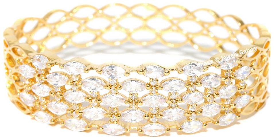 Jewels Galaxy Delicate Multi-Layered Attractive AAA CZ Gold Plated Broad White Ethnic Bracelet For Women Girls
Jewels Galaxy Delicate Multi-Layered Attractive AAA CZ Gold Plated Broad White Ethnic Bracelet For Women Girls