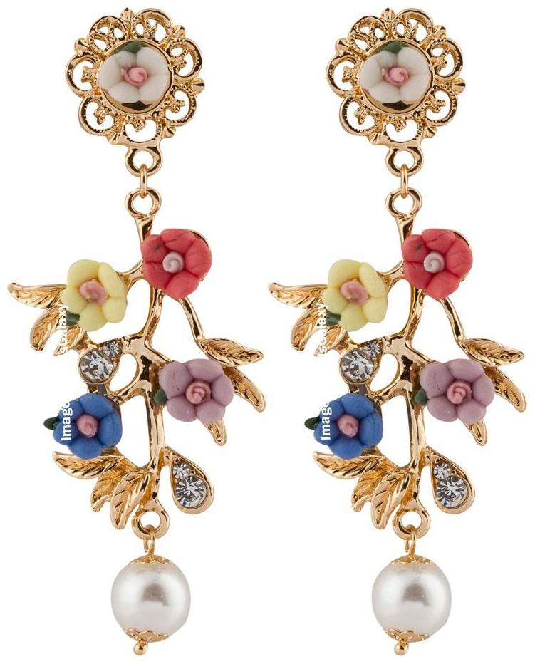 Jewels Galaxy Luxuria Exclusive Edition Splendid Florets Design AD Multicolor Brilliant Pearl Drop Earrings For Women Girls
Jewels Galaxy Luxuria Exclusive Edition Splendid Florets Design AD Multicolor Brilliant Pearl Drop Earrings For Women Girls