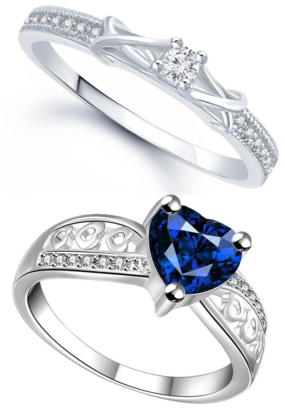 Lady touch Combo Of Blue Diamond Silver Platinum Plated Adjustable Rings For Girls Women s (Set Of 2) Free Size
Lady touch Combo Of Blue Diamond Silver Platinum Plated Adjustable Rings For Girls Women s (Set Of 2) Free Size