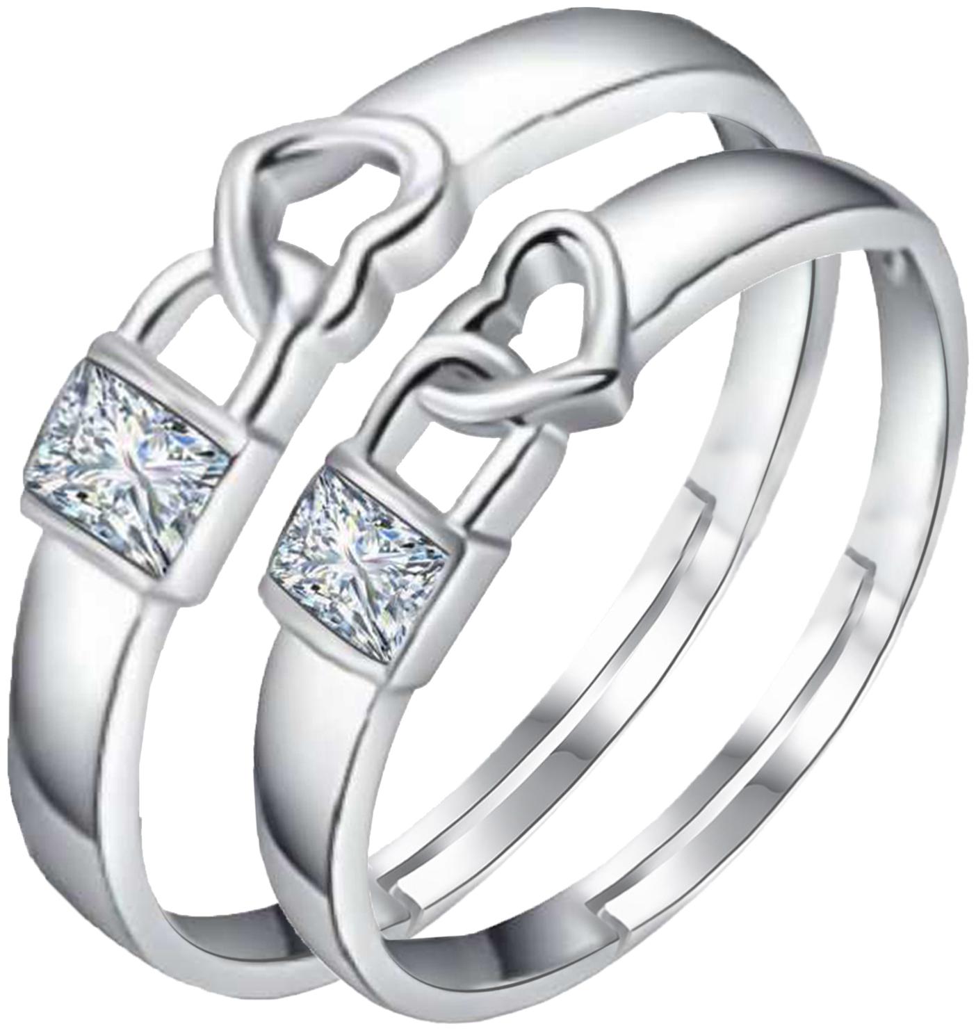 Mahi Solitaire Crystal Lock Heart Proposal Adjustable Couple Ring For Men And Women (FRCO1103093R)
Mahi Solitaire Crystal Lock Heart Proposal Adjustable Couple Ring For Men And Women (FRCO1103093R)
