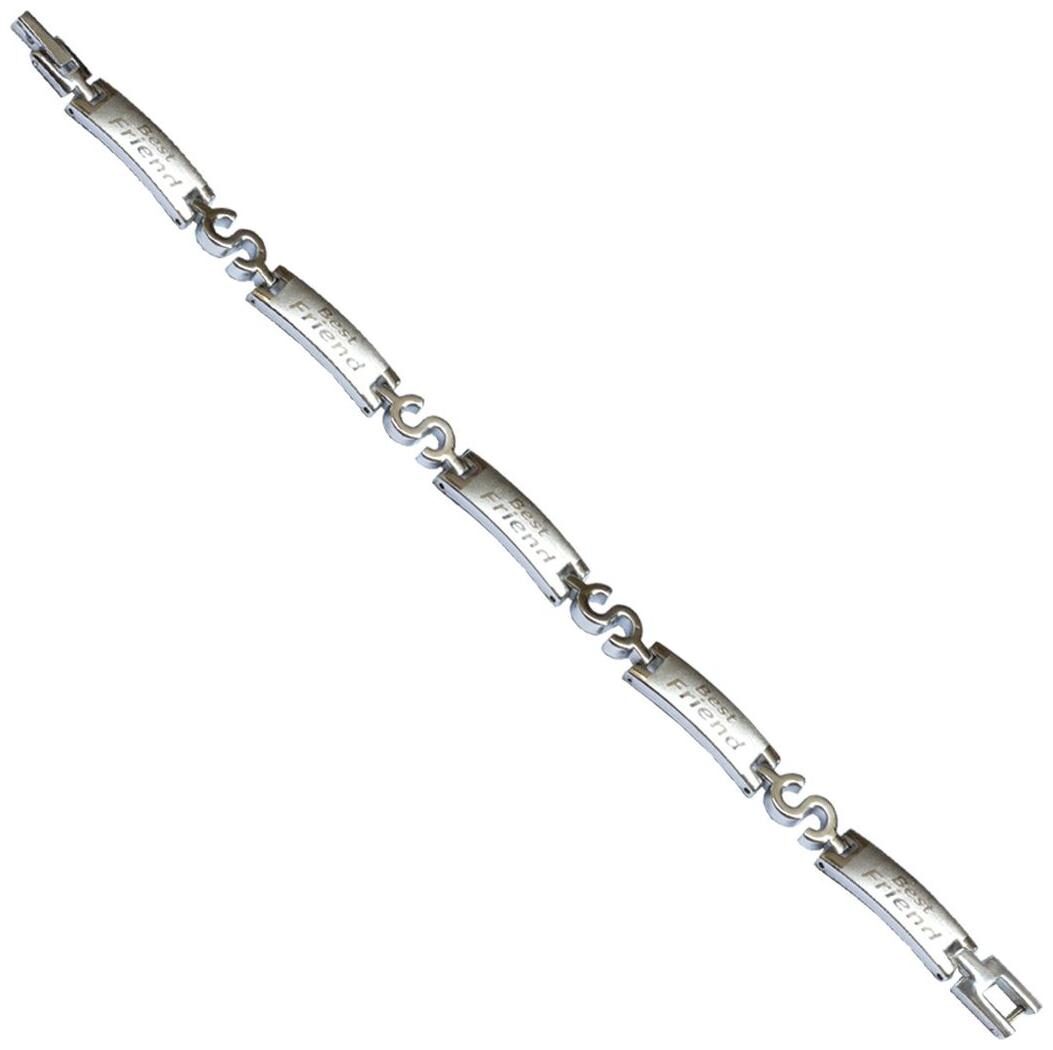 Men Style Best Friend SBr05051 Silver Stainless Steel S Link Men Jewelry Bracelet For Men and Women
Men Style Best Friend SBr05051 Silver Stainless Steel S Link Men Jewelry Bracelet For Men and Women