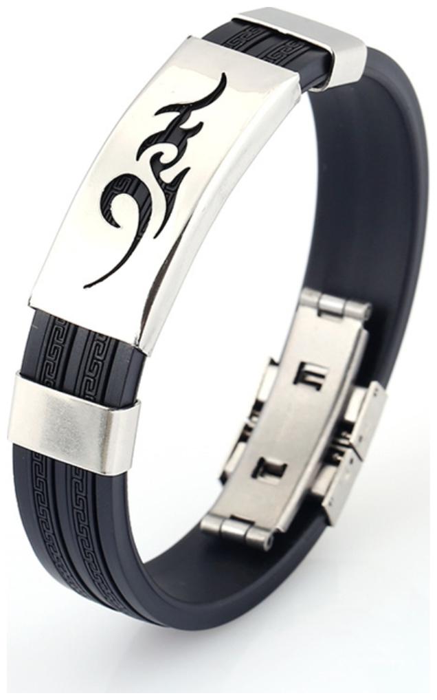 Mens Bracelet Personality fire Cloud Flame Great Wall Men Silicone Bracelet Fashion Stainless Steel (J153) by The Fashion for Sure
Mens Bracelet Personality fire Cloud Flame Great Wall Men Silicone Bracelet Fashion Stainless Steel (J153) by The Fashion for Sure