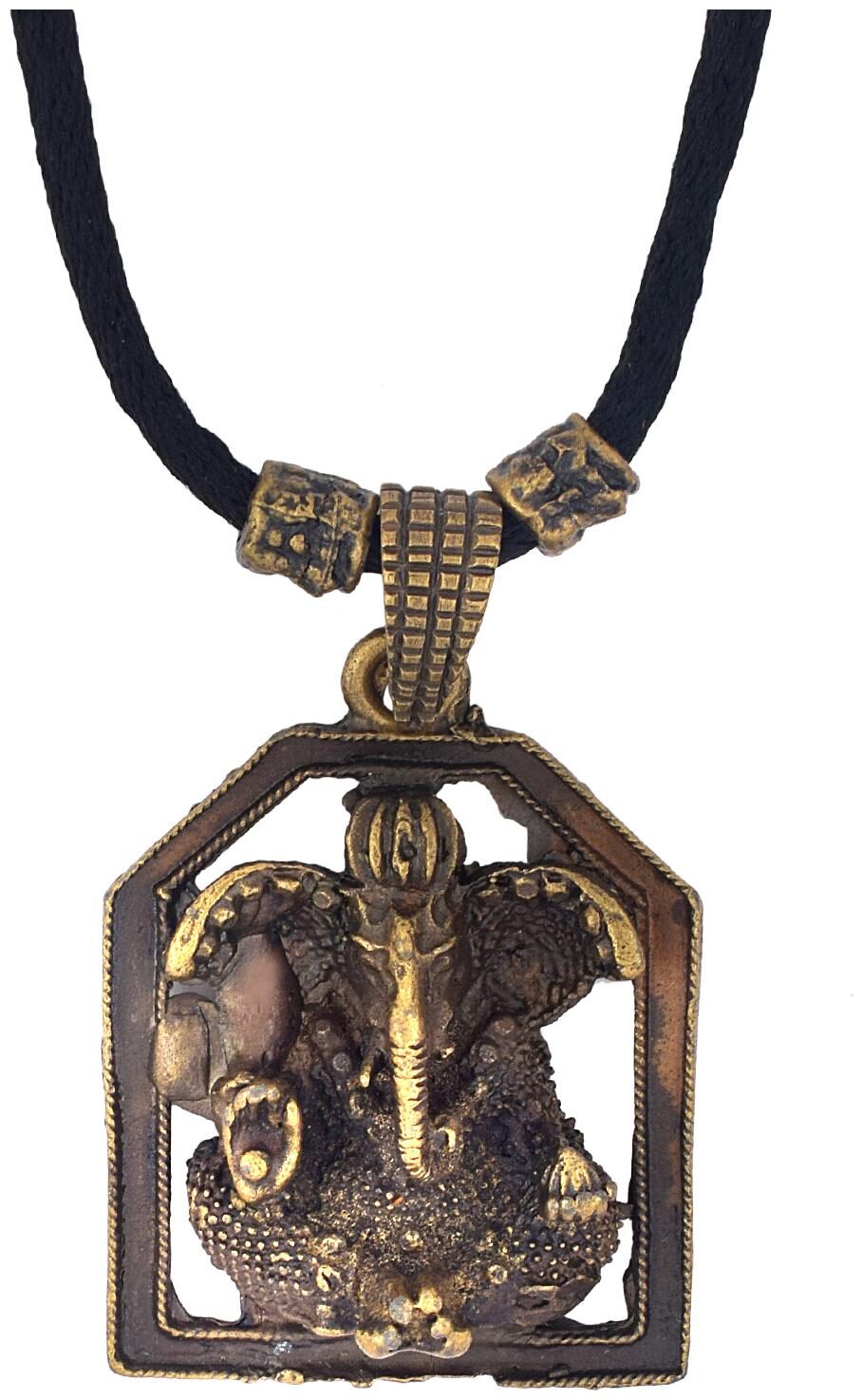 MissMister Gold Plated Brass Vintage Style Ganpati Ganesh Design Ethnic god Pendant Necklace and Men
MissMister Gold Plated Brass Vintage Style Ganpati Ganesh Design Ethnic god Pendant Necklace and Men