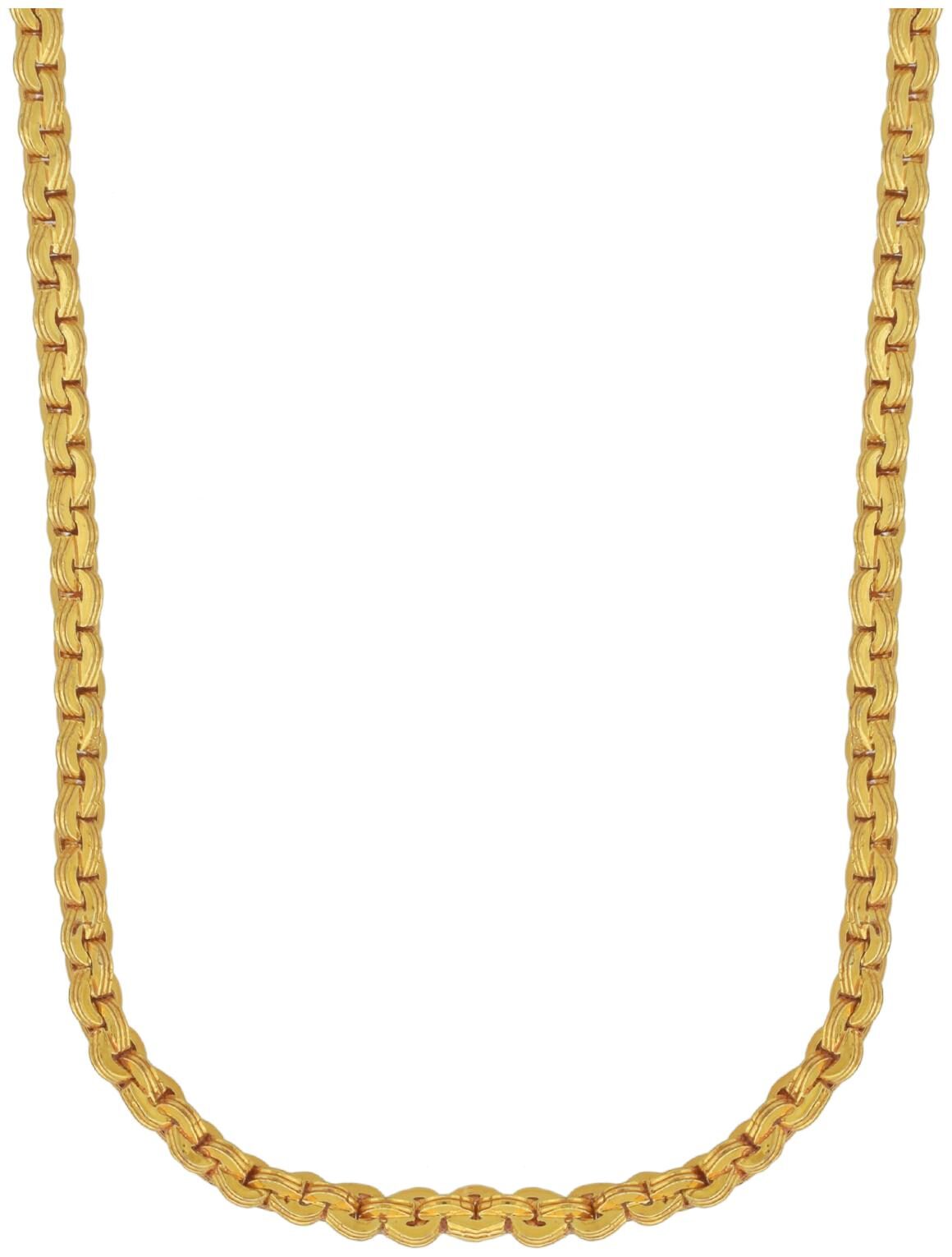 MissMister Genuine 1 Micron 24kt Yellow Gold Plated 6mm Thick 24 inch 35 g Classic Link Gold Look Chain Men Women Fashion Latest Rs1499 - by MissMister Gurantee
MissMister Genuine 1 Micron 24kt Yellow Gold Plated 6mm Thick 24 inch 35 g Classic Link Gold Look Chain Men Women Fashion Latest Rs1499 - by MissMister Gurantee