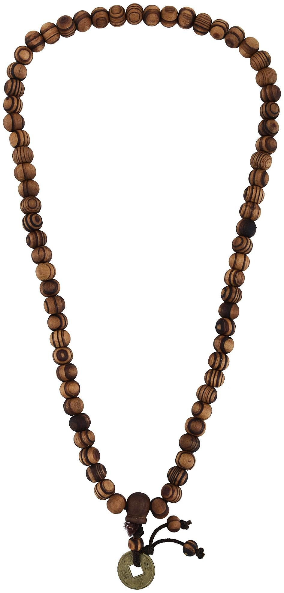 MissMister Striped Tiger Eye Teak Wood Long Elastic Rosary Dual Purpose Fenghui Necklace Cum Bracelet for Good Luck
MissMister Striped Tiger Eye Teak Wood Long Elastic Rosary Dual Purpose Fenghui Necklace Cum Bracelet for Good Luck
