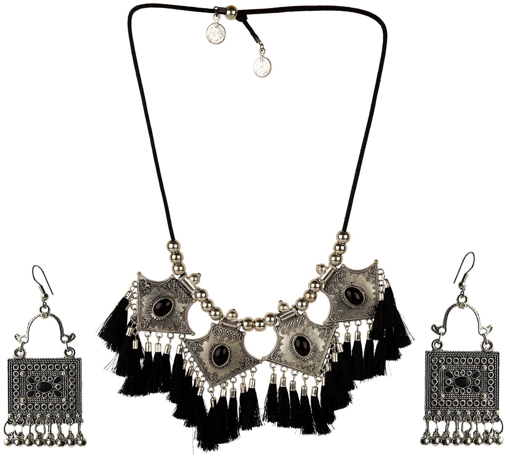 muccasacra Tibetian Style Black Tassel New Arrival Sterling Silver with Stone Silk Dori Necklace
muccasacra Tibetian Style Black Tassel New Arrival Sterling Silver with Stone Silk Dori Necklace