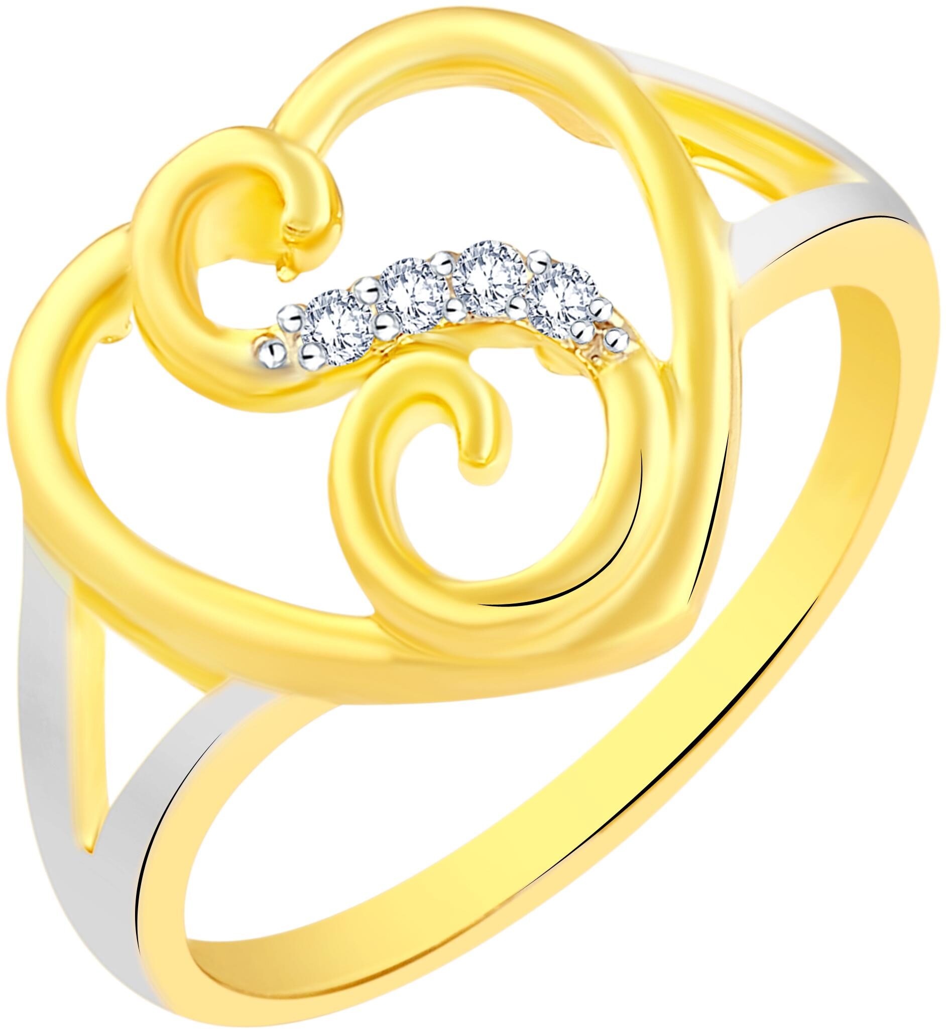 NETRA CREATION Jewels Stylish Initial Heart S Gold Plated Brass Cubic Zirconia Alphabet Ring for Women Girls NAFR224G
NETRA CREATION Jewels Stylish Initial Heart S Gold Plated Brass Cubic Zirconia Alphabet Ring for Women Girls NAFR224G