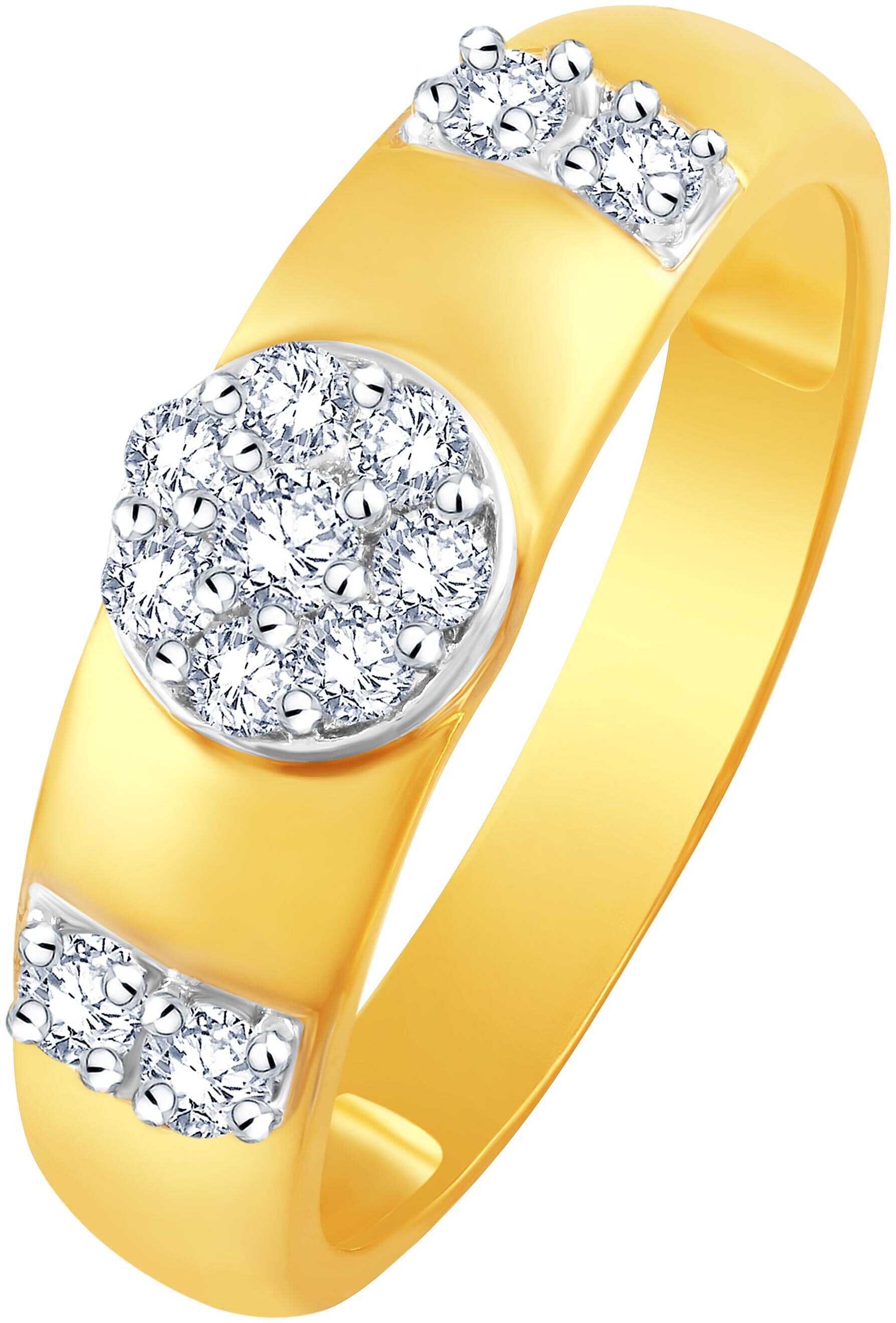NETRA CREATION Eye Catchy Center Solitaire Gold Plated Alloy Barss Cubic Zirconia Finger Ring for Women NFR453G
NETRA CREATION Eye Catchy Center Solitaire Gold Plated Alloy Barss Cubic Zirconia Finger Ring for Women NFR453G