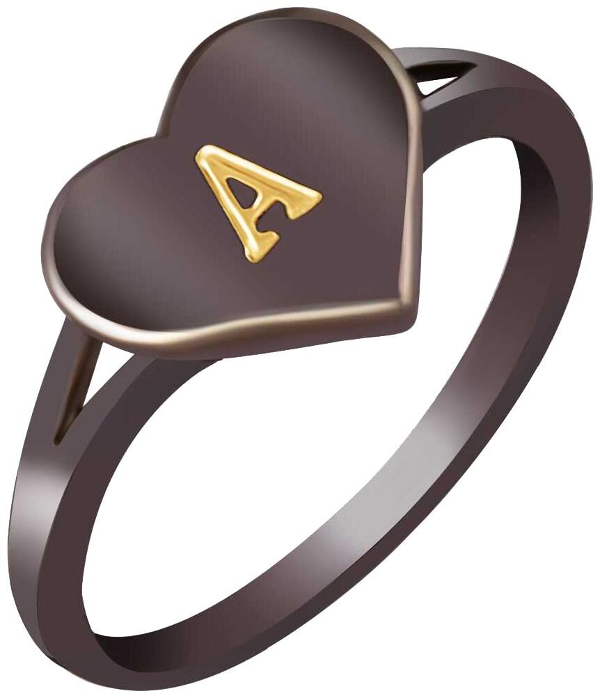NETRA CREATION Jewels Stylish Initial Heart A Black Gold Plated Brass Cubic Zirconia Alphabet Ring for Women Girls NAFR231B
NETRA CREATION Jewels Stylish Initial Heart A Black Gold Plated Brass Cubic Zirconia Alphabet Ring for Women Girls NAFR231B