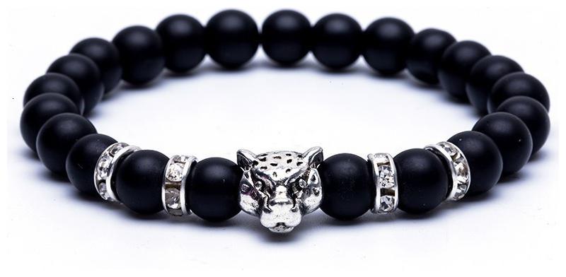 OOMPH Jewellery Black Beads with Silver Panther Leopard Bead Punk Biker Bracelet for Men Boys
OOMPH Jewellery Black Beads with Silver Panther Leopard Bead Punk Biker Bracelet for Men Boys