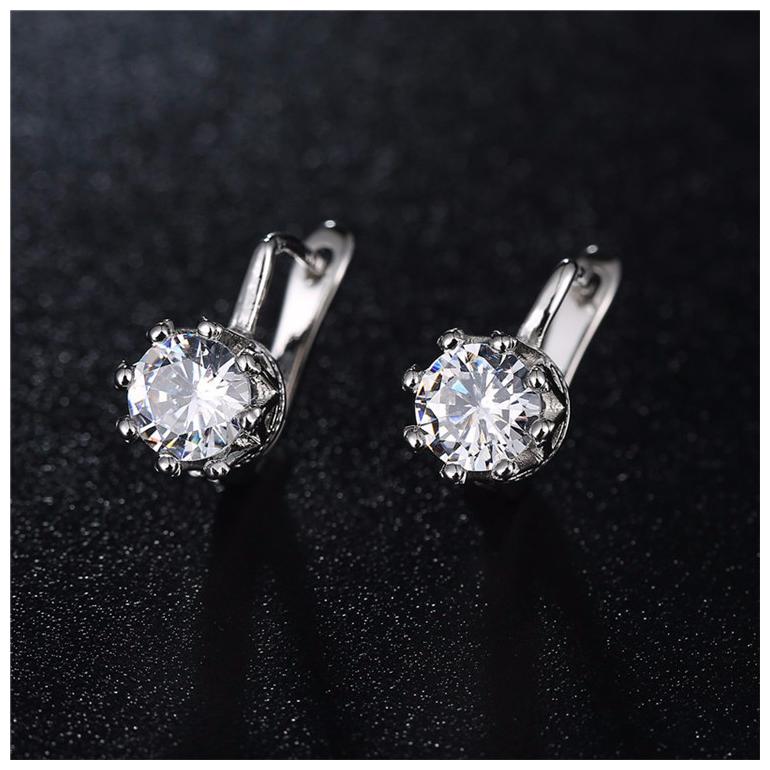 OOMPH Jewellery Silver Tone Crown Cubic Zirconia Fine Office-Wear Fashion Drop Earrings For Women Girls
OOMPH Jewellery Silver Tone Crown Cubic Zirconia Fine Office-Wear Fashion Drop Earrings For Women Girls