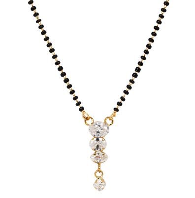 Penny Jewels Alloy Party Wear American Diamond Latest Designer Mangalsutra For Women Girls
Penny Jewels Alloy Party Wear American Diamond Latest Designer Mangalsutra For Women Girls
