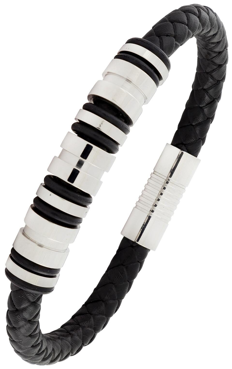 Punk 3D High Quality Braided 100 Genuine Leather 316L Stainless Steel Wrist Band Bracelet For Men
Punk 3D High Quality Braided 100 Genuine Leather 316L Stainless Steel Wrist Band Bracelet For Men