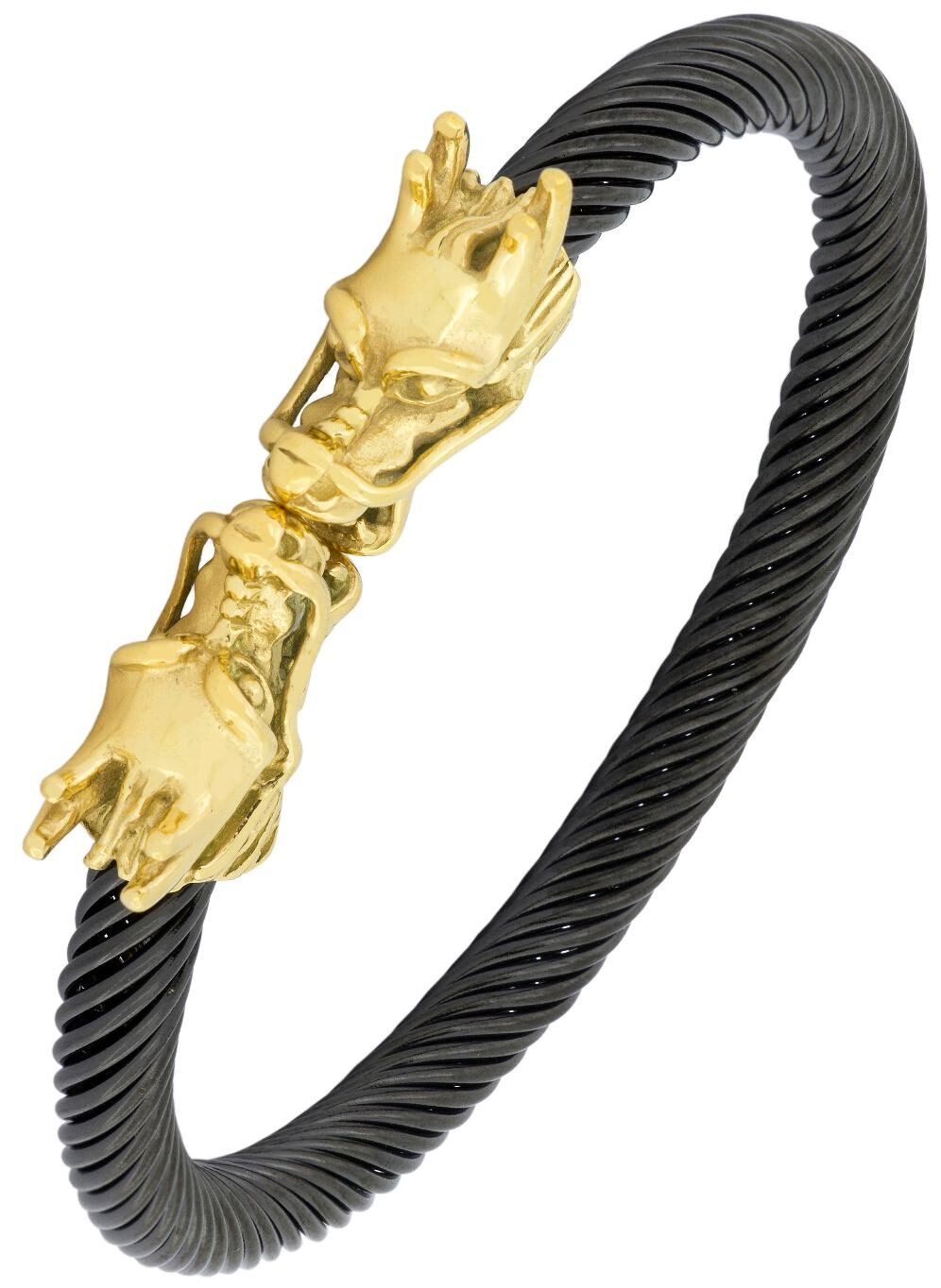 Punk Lion Dragon Black 18K Gold Plated 316L Surgical Stainless Steel Cuff Kada Bangle Bracelet Men
Punk Lion Dragon Black 18K Gold Plated 316L Surgical Stainless Steel Cuff Kada Bangle Bracelet Men