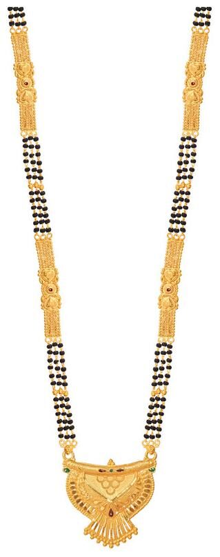 Radhekrishna Golden Color Alloy Material Beautiful Long Fold Over Head 24 Inch Mangalsutra
Radhekrishna Golden Color Alloy Material Beautiful Long Fold Over Head 24 Inch Mangalsutra