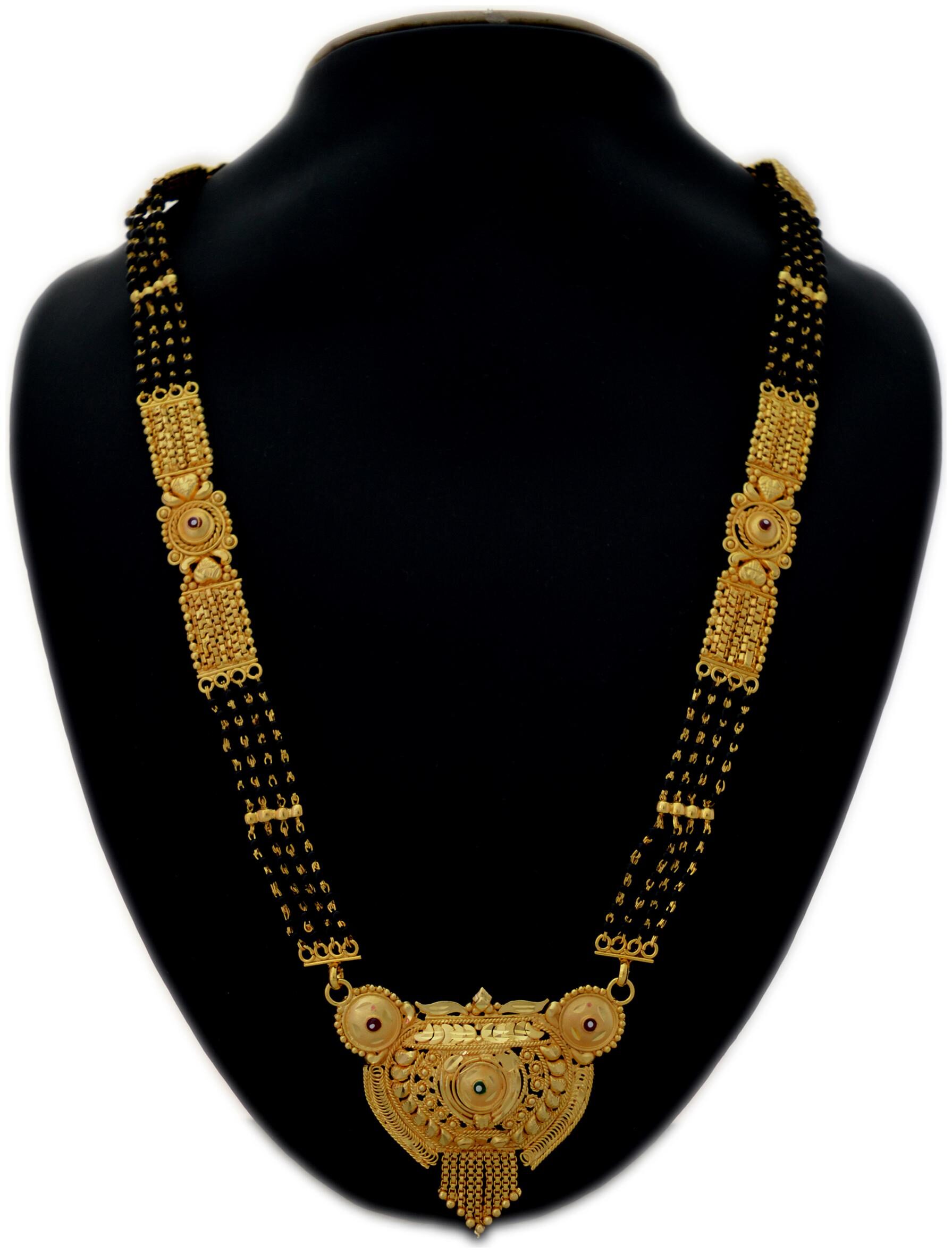 RADHEKRISHNA IMITATION golden color alloy material beautiful long 24 inch fold over ser and golden pendal mangalsutra
RADHEKRISHNA IMITATION golden color alloy material beautiful long 24 inch fold over ser and golden pendal mangalsutra