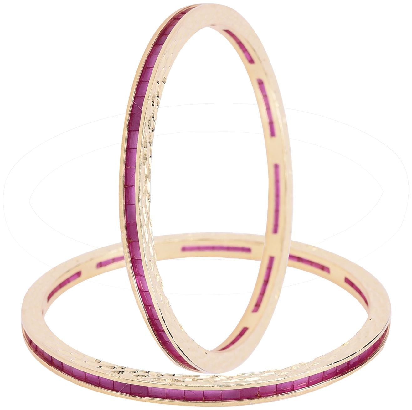 Ratnavali Jewels Brass Gold Plated And American Diamond Bangle Set For Women Girls
Ratnavali Jewels Brass Gold Plated And American Diamond Bangle Set For Women Girls