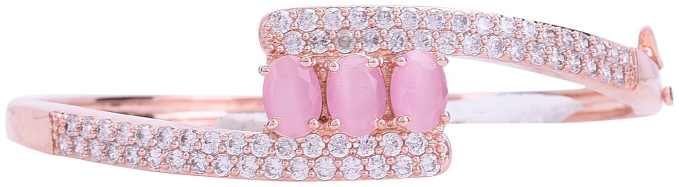 Ratnavali Jewels American Diamond Cz Pink Studded Openable Designer Sleek Bracelet For Women Girls Rv4048
Ratnavali Jewels American Diamond Cz Pink Studded Openable Designer Sleek Bracelet For Women Girls Rv4048