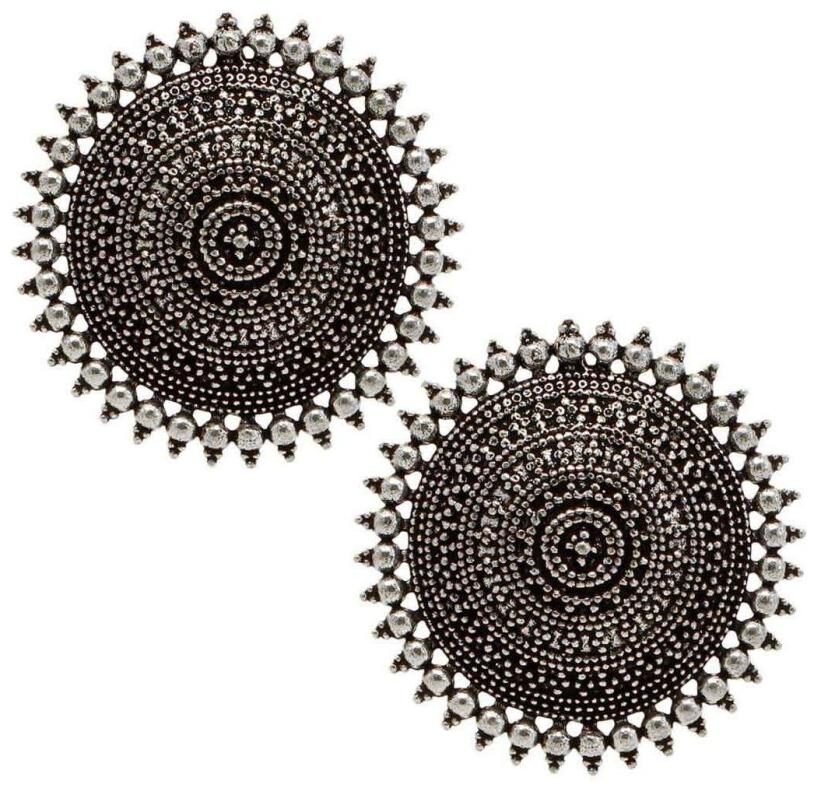 Ruby Luxurious Party Wear Designer German Silver Stud Earrings For Women And Girls
Ruby Luxurious Party Wear Designer German Silver Stud Earrings For Women And Girls