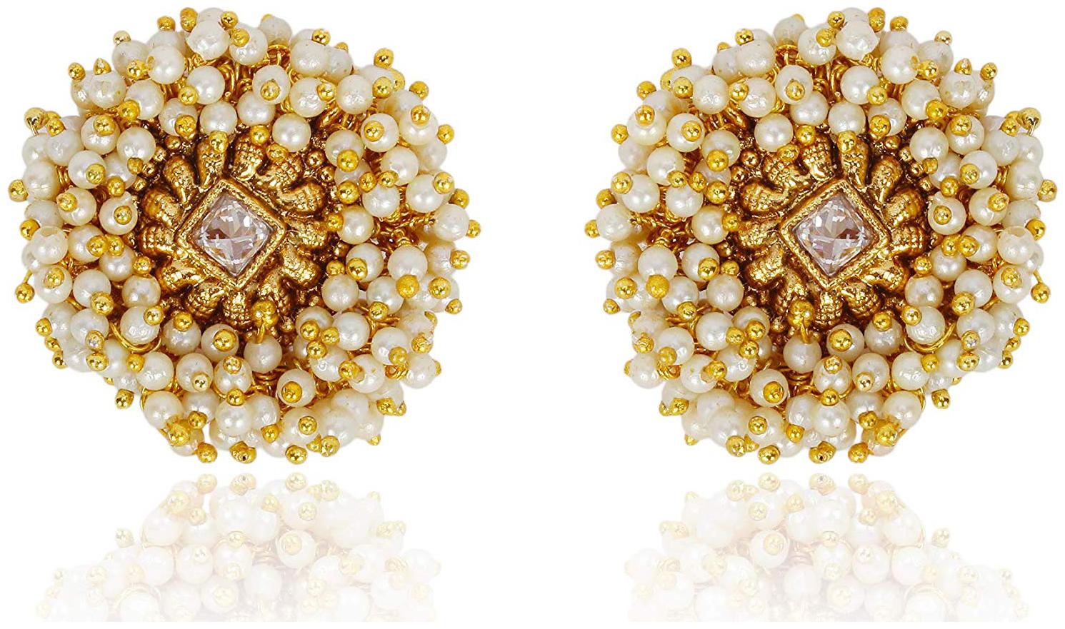 Shining Diva Fashion Latest Design Stylish Earings Party Wear Traditional Pearl Stud Earrings for Women and Girls (10315er)
Shining Diva Fashion Latest Design Stylish Earings Party Wear Traditional Pearl Stud Earrings for Women and Girls (10315er)