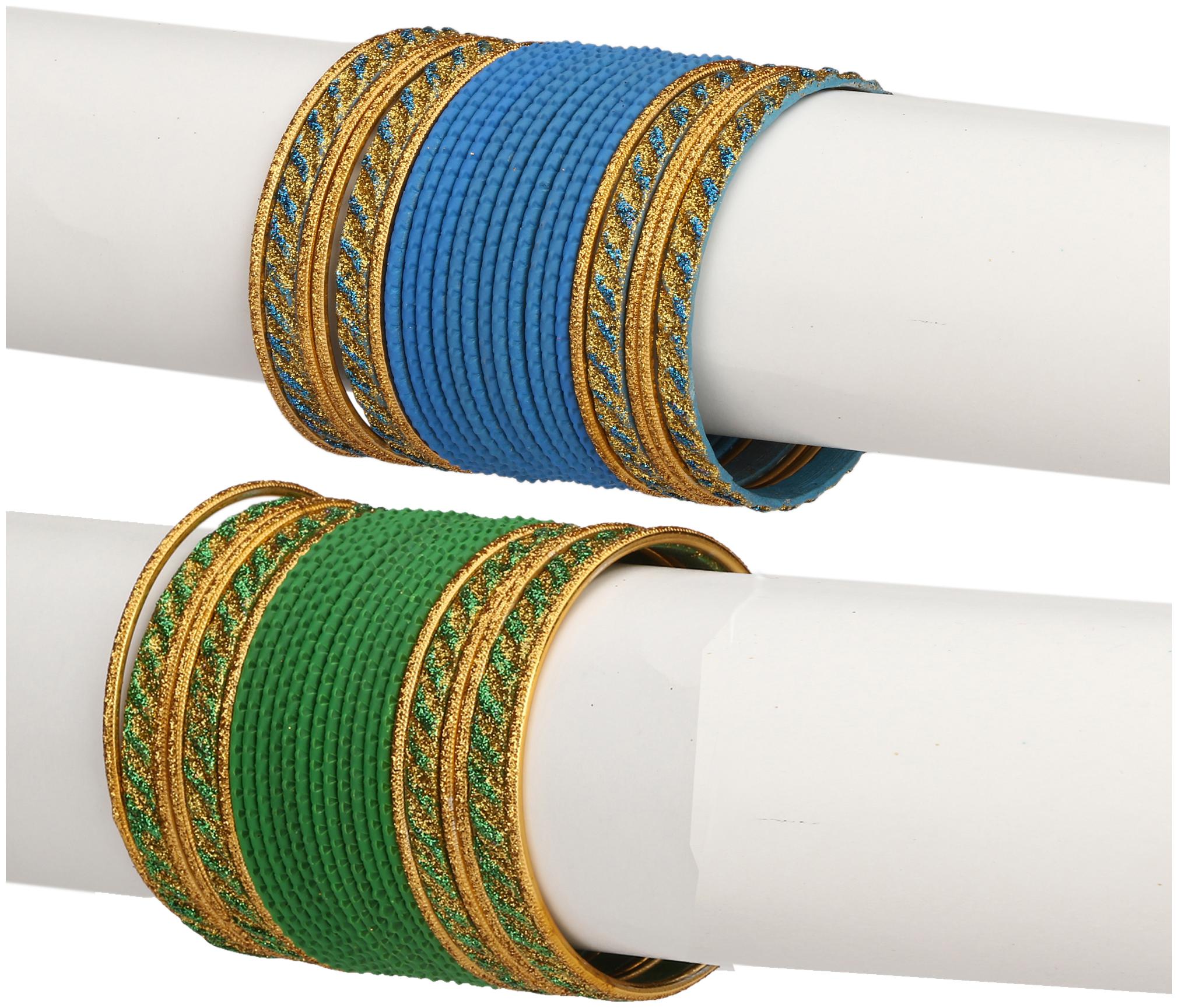 Somil Colorful Combo Of 2 Metal Bangle Set For Party And Daily Use 24 Bangle Each Color
Somil Colorful Combo Of 2 Metal Bangle Set For Party And Daily Use 24 Bangle Each Color