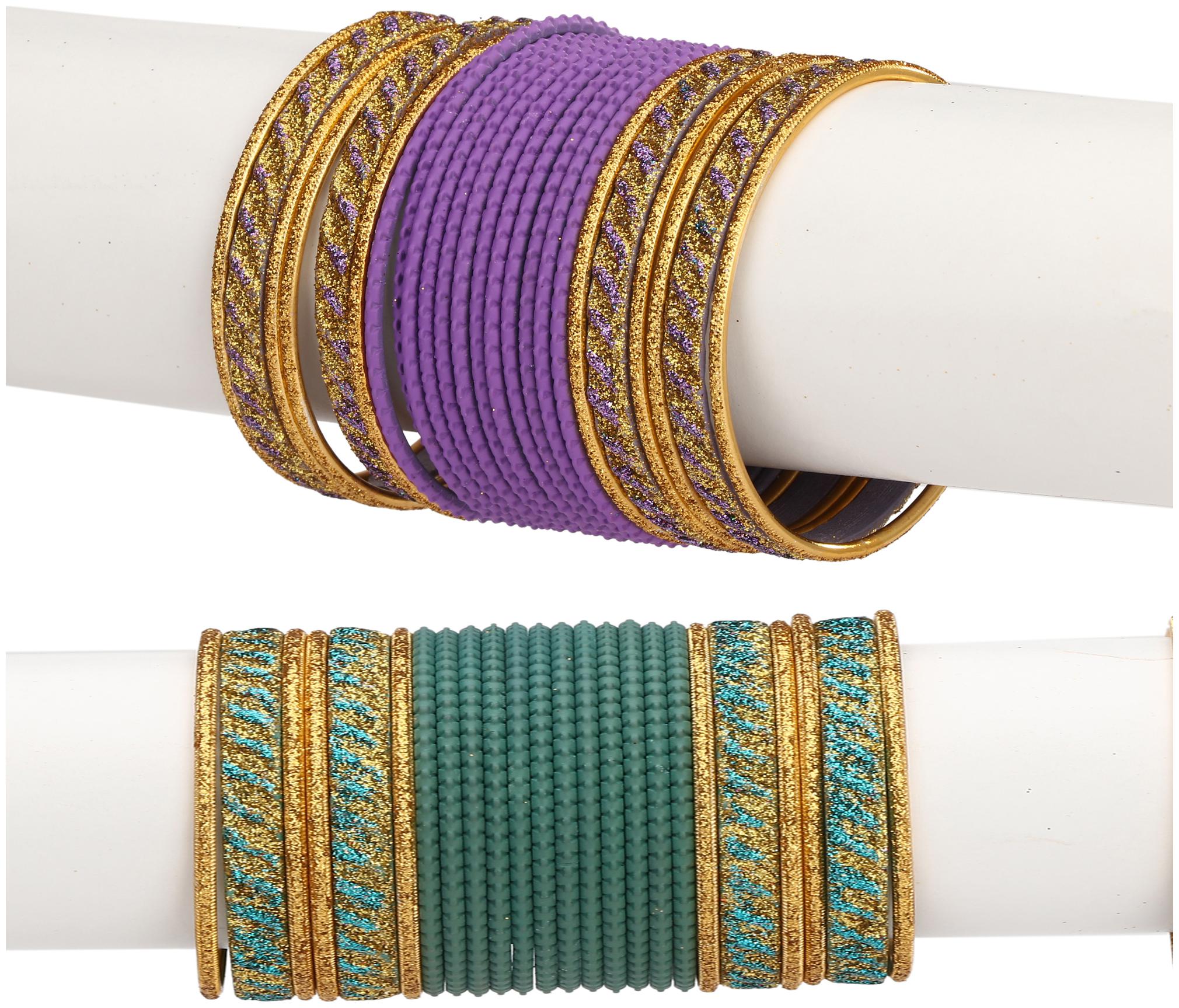 Somil Colorful Combo Of 2 Metal Bangle Set For Party And Daily Use 24 Bangle Each Color
Somil Colorful Combo Of 2 Metal Bangle Set For Party And Daily Use 24 Bangle Each Color