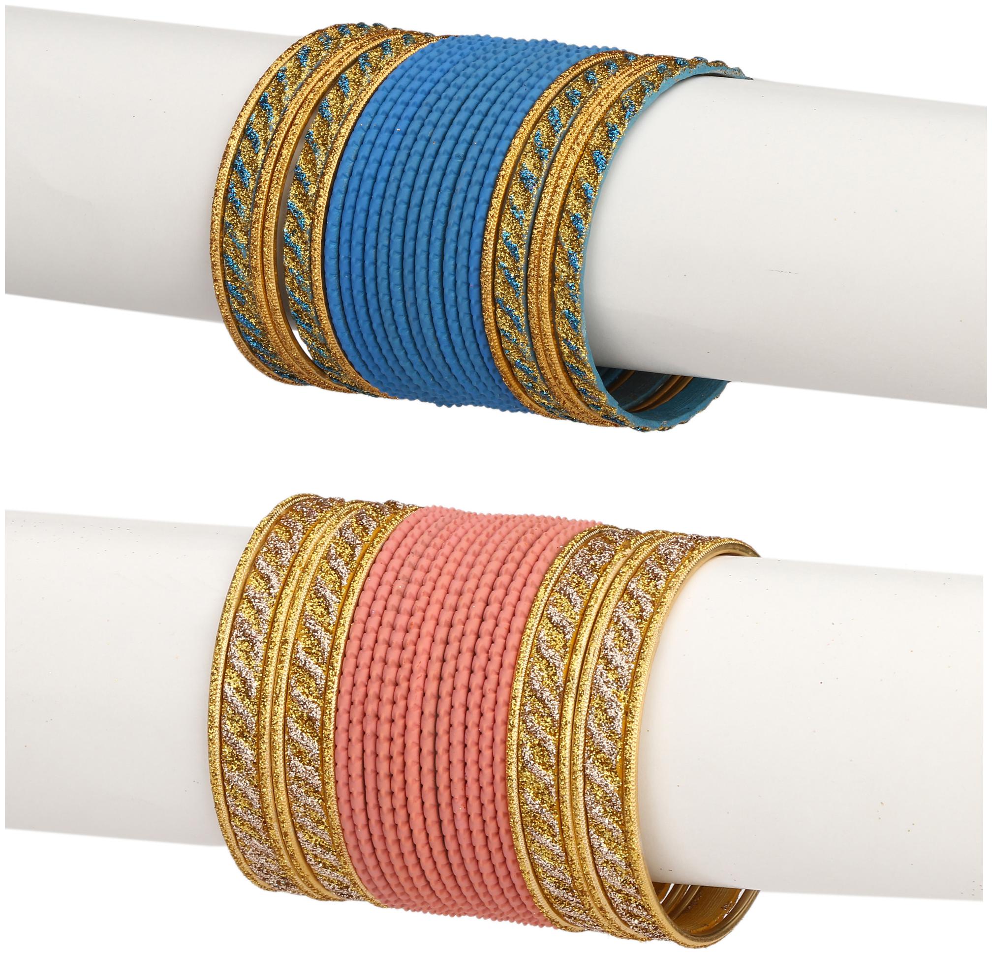 Somil Colorful Combo Of 2 Metal Bangle Set For Party And Daily Use 24 Bangle Each Color
Somil Colorful Combo Of 2 Metal Bangle Set For Party And Daily Use 24 Bangle Each Color