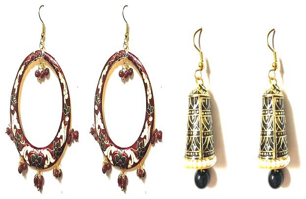 Sparkeve Meenakari Work With Beautifull Colors Hoop And Jhumki Earrings For Women
Sparkeve Meenakari Work With Beautifull Colors Hoop And Jhumki Earrings For Women
