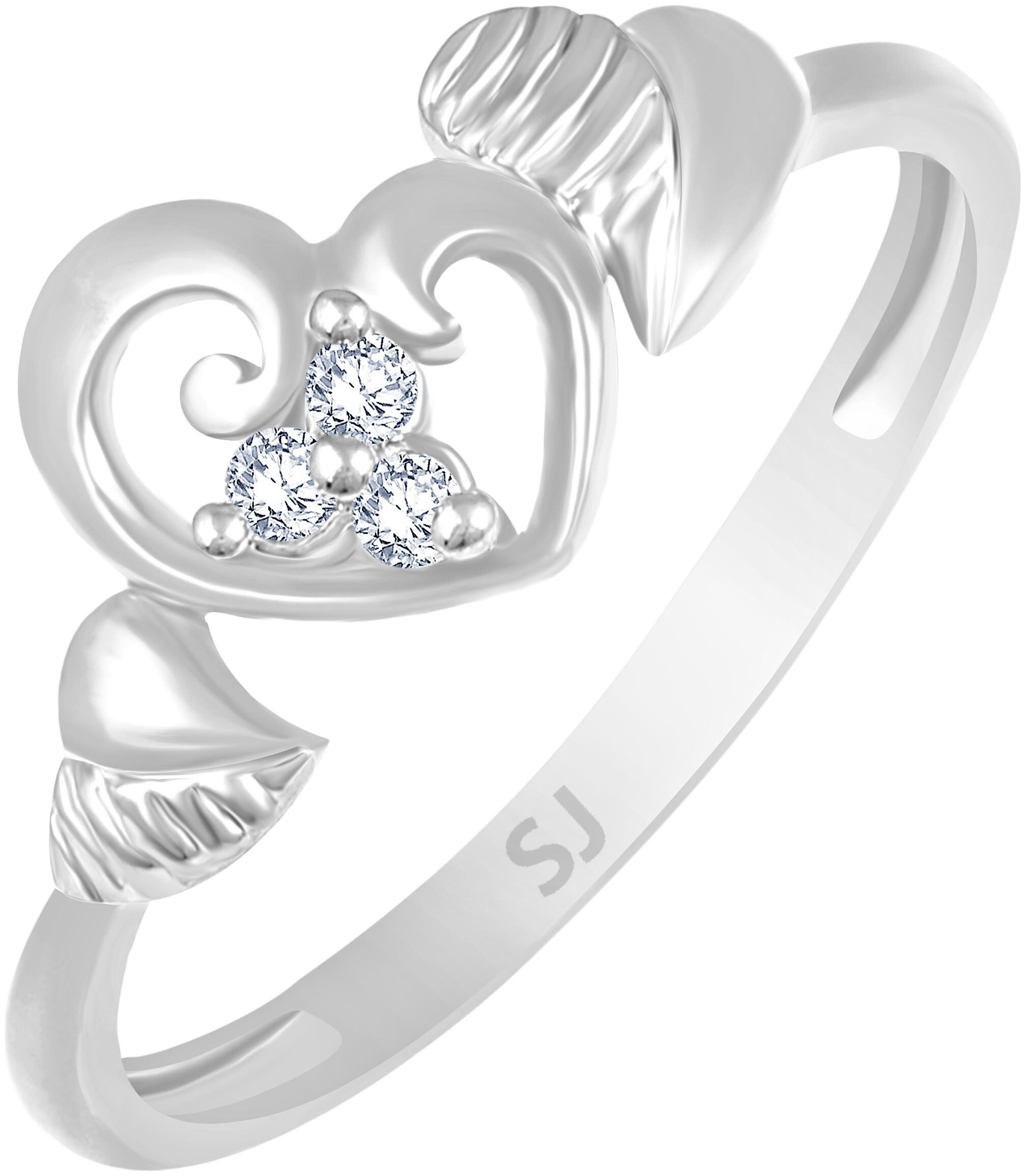 Sukai Jewels Bonded Heart Solitaire Rhodium Plated Brass Cubic Zirconia Finger Ring for Women Girls
Sukai Jewels Bonded Heart Solitaire Rhodium Plated Brass Cubic Zirconia Finger Ring for Women Girls