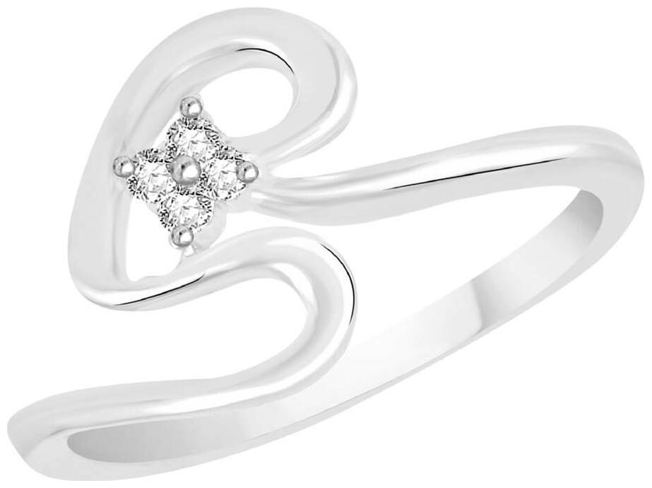 Sukai Jewels Swirl Single Solitaire Rhodium Plated Alloy Brass Cubic Zirconia Finger Ring For Women Girls
Sukai Jewels Swirl Single Solitaire Rhodium Plated Alloy Brass Cubic Zirconia Finger Ring For Women Girls