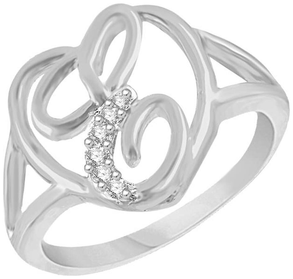Sukai Jewels Intial E Heart Rhodium Plated Brass Cubic Zirconia Finger Ring for Women Girls
Sukai Jewels Intial E Heart Rhodium Plated Brass Cubic Zirconia Finger Ring for Women Girls