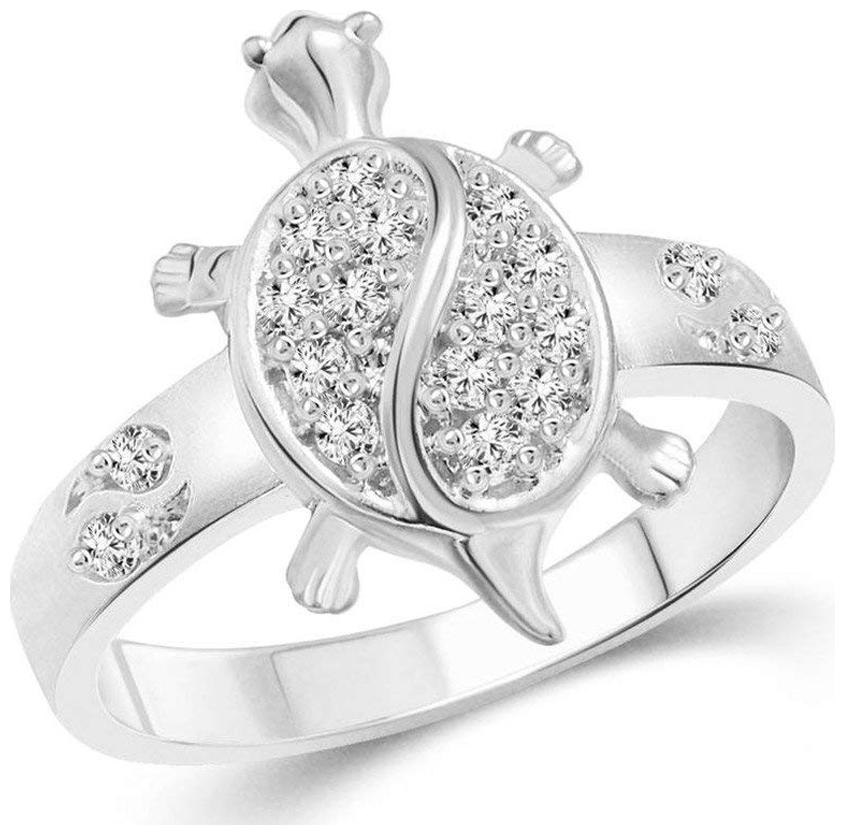 Sukai Jewels Lucky Tortoise Rhodium Plated Alloy Brass Cubic Zirconia Finger Ring for Women and Men R
Sukai Jewels Lucky Tortoise Rhodium Plated Alloy Brass Cubic Zirconia Finger Ring for Women and Men R