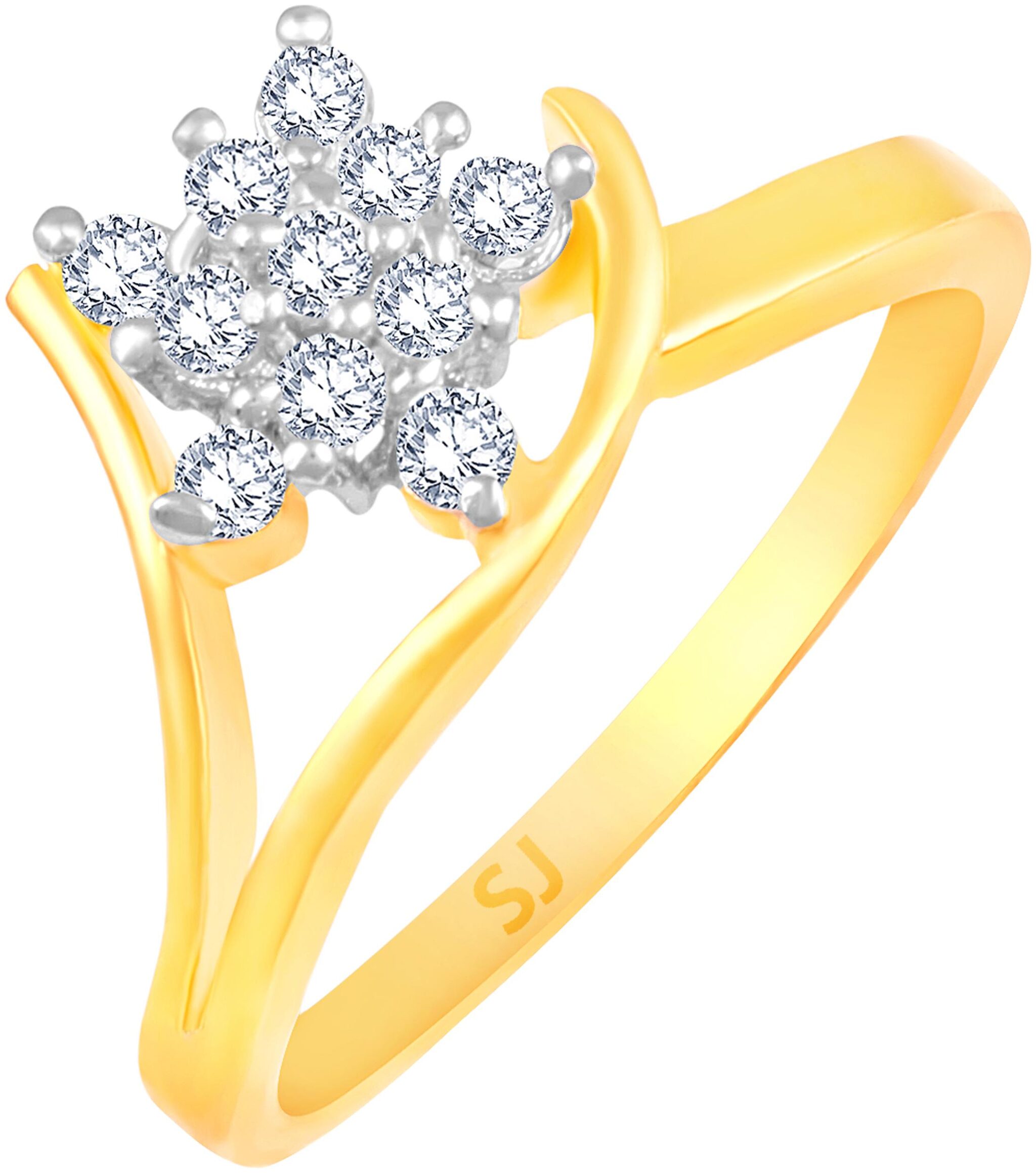 Sukai Jewels Star Solitaire Gold Plated Brass Cubic Zirconia Finger Ring for Women Girls
Sukai Jewels Star Solitaire Gold Plated Brass Cubic Zirconia Finger Ring for Women Girls
