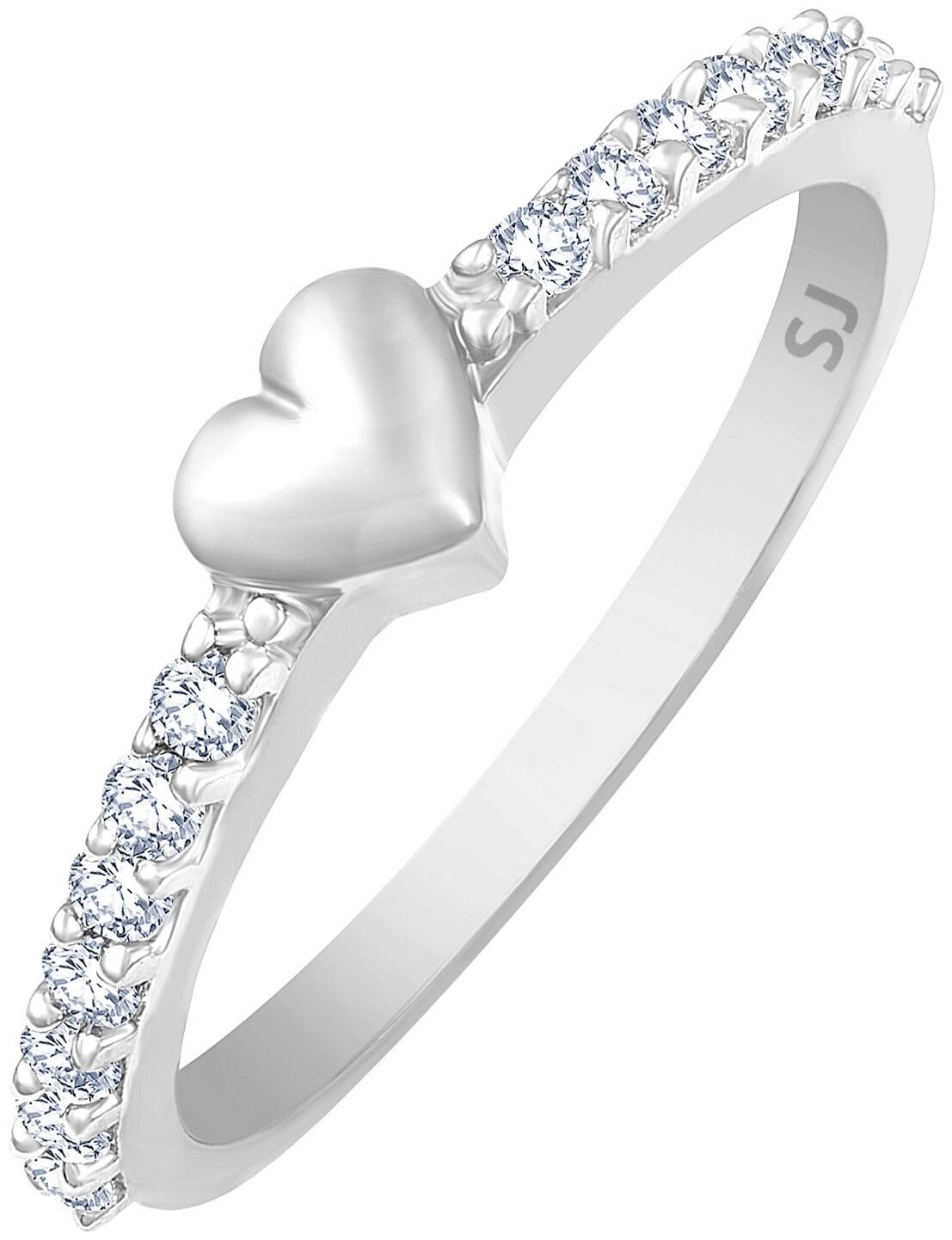 Sukai Jewels Bonded Heart Rhodium Plated Brass Cubic Zirconia Finger Ring for Women Girls
Sukai Jewels Bonded Heart Rhodium Plated Brass Cubic Zirconia Finger Ring for Women Girls