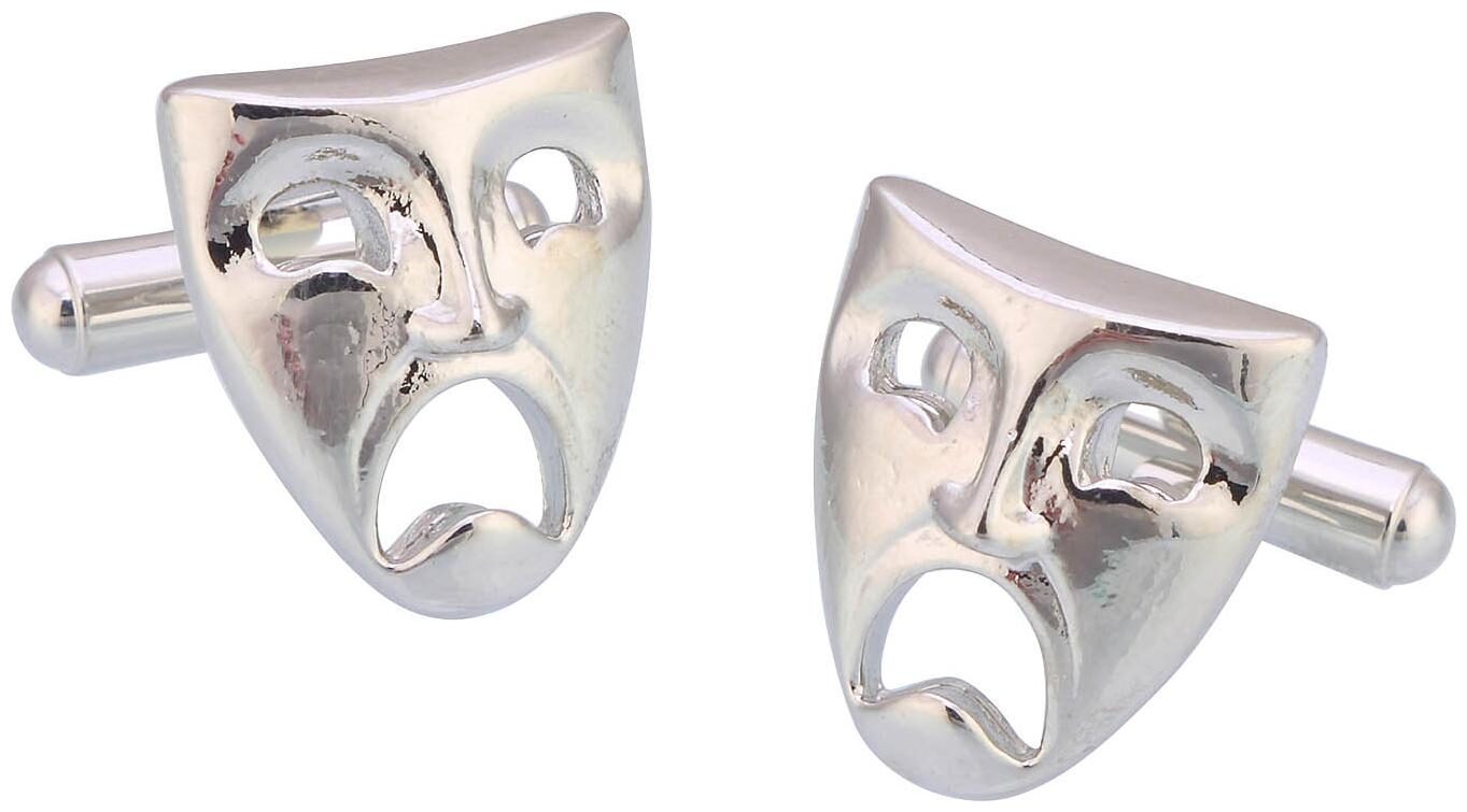 Sukkhi Funny Rhodium Plated Comedy Mask Tragedy Drama Cufflinks For Men
Sukkhi Funny Rhodium Plated Comedy Mask Tragedy Drama Cufflinks For Men