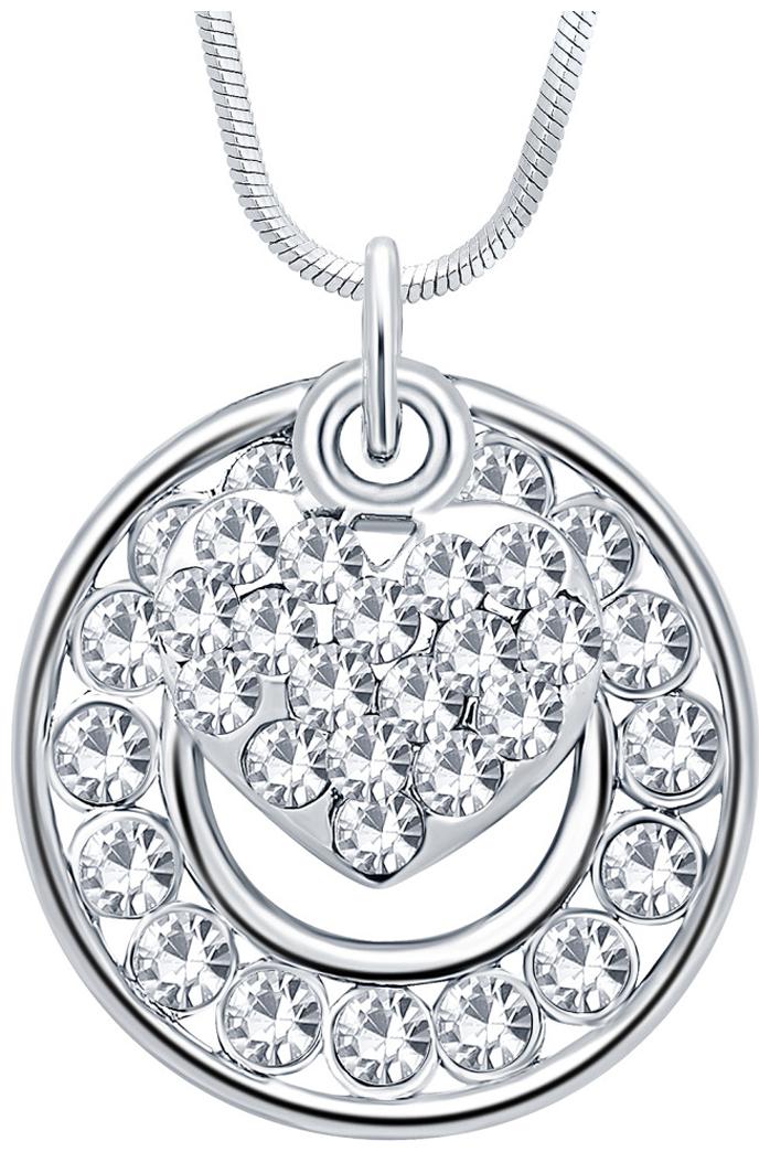 Sukkhi Astonish Rhodium Plated Austrian Crystal Valentine Heart Pendant With Chain
Sukkhi Astonish Rhodium Plated Austrian Crystal Valentine Heart Pendant With Chain
