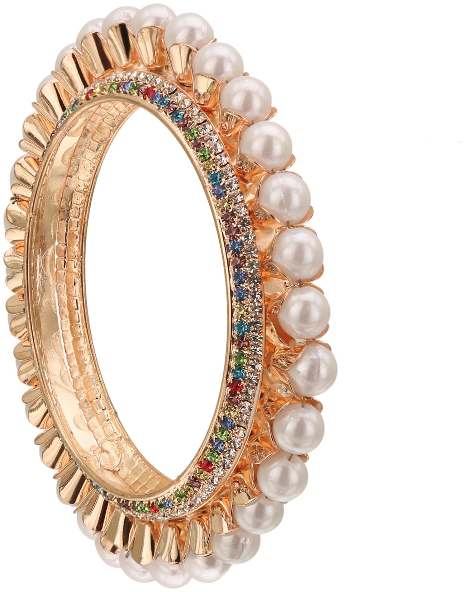 Sukriti Traditional Ethnic Royal Pearl Multi Bangle Kada for Girls Women - set of 1
Sukriti Traditional Ethnic Royal Pearl Multi Bangle Kada for Girls Women - set of 1