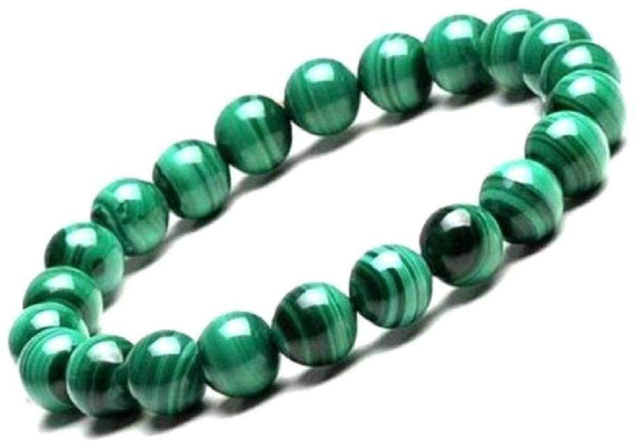 Takshila Gems Natural Malachite Bracelet 8 mm Beads Lab Certified Stretchable Elastic Bracelet
Takshila Gems Natural Malachite Bracelet 8 mm Beads Lab Certified Stretchable Elastic Bracelet