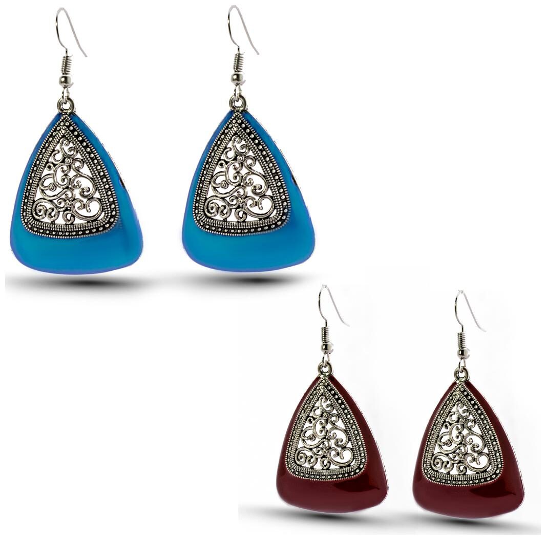 Three Shades Earrings Combo Set of 2 Designer Earrings for Girls Women Party Wear Daily Wear Office Wear Designer Earrings 126
Three Shades Earrings Combo Set of 2 Designer Earrings for Girls Women Party Wear Daily Wear Office Wear Designer Earrings 126