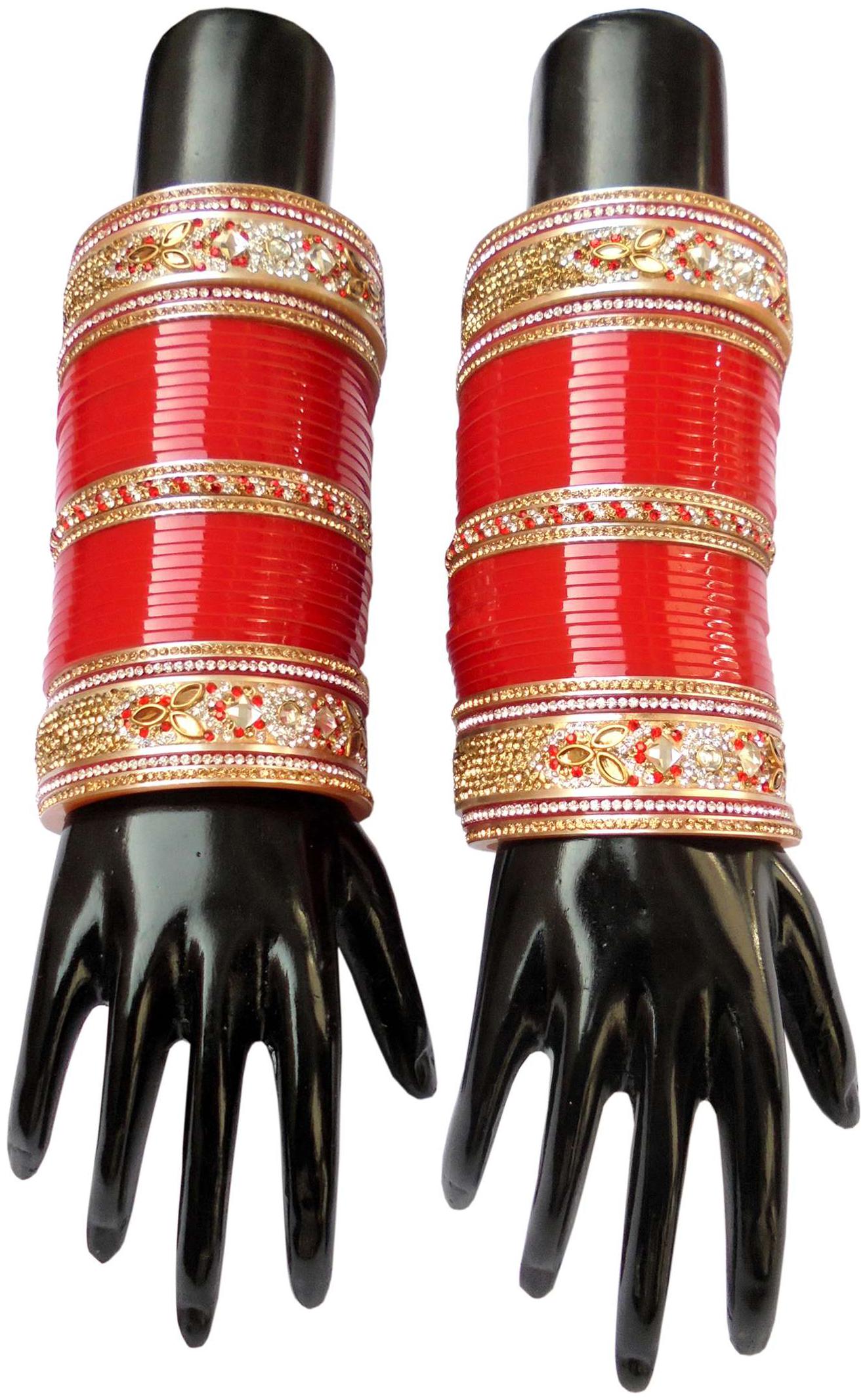 Top Quality Stone Red Mahroon golden White Designer Wedding Engagement Punjabi Suhag Chuda Plastic Bridal Bangle chooda Set For Women Designed By Vivah BRIDAL CHURA
Top Quality Stone Red Mahroon golden White Designer Wedding Engagement Punjabi Suhag Chuda Plastic Bridal Bangle chooda Set For Women Designed By Vivah BRIDAL CHURA