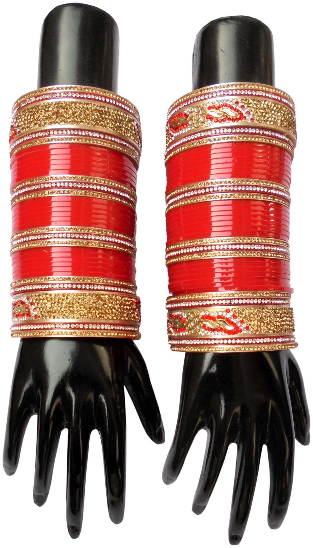 Top Quality Stone Red Mahroon golden White Designer Wedding Engagement Punjabi Suhag Chuda Plastic Bridal Bangle chooda Set For Women Designed By Vivah BRIDAL CHURA
Top Quality Stone Red Mahroon golden White Designer Wedding Engagement Punjabi Suhag Chuda Plastic Bridal Bangle chooda Set For Women Designed By Vivah BRIDAL CHURA